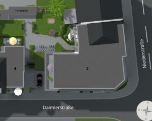 Lageplan Daimlerstrasse Hilden